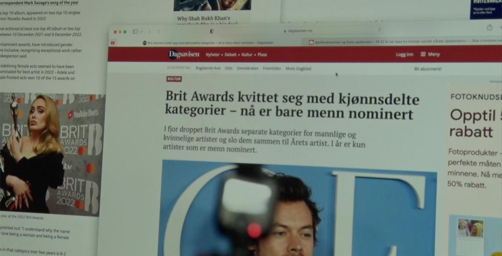 Artikler om kvinner i musikkbransjen