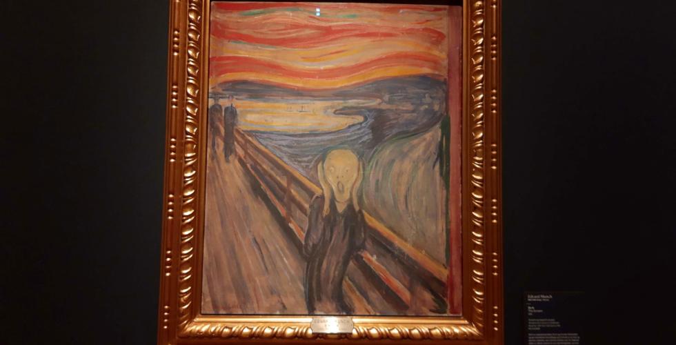 Bilde av maleriet "Skrik" av Edvard Munch