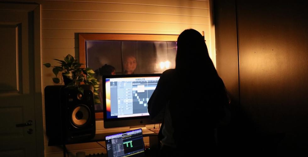 Søndre Sound studio på Holmlia musikk