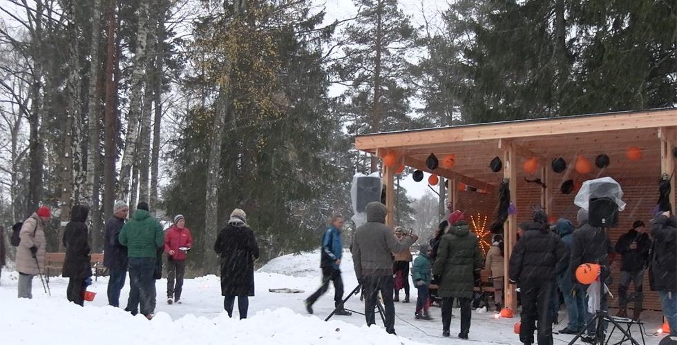 Gapahuken i Tokerudparken