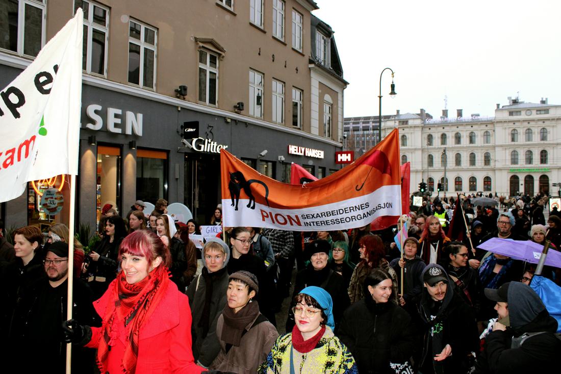 Det inkluderende toget, pion-banneret (sexarbeidernes interesseorganisasjon)
